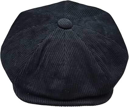 ささやん/CORDUROY NEWSBOY CAP XL ブラック Corduroy Newsboy Cap – StudioSuits